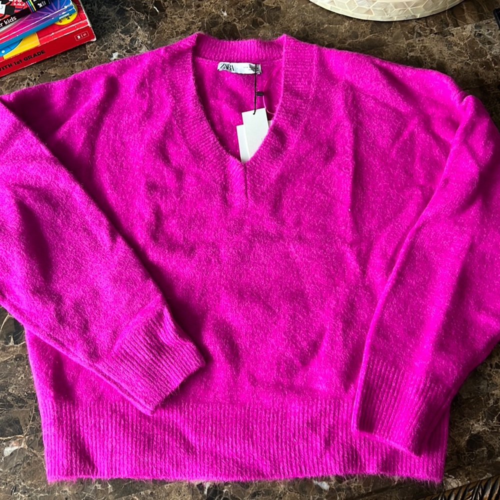 Zara V neck sweater.
